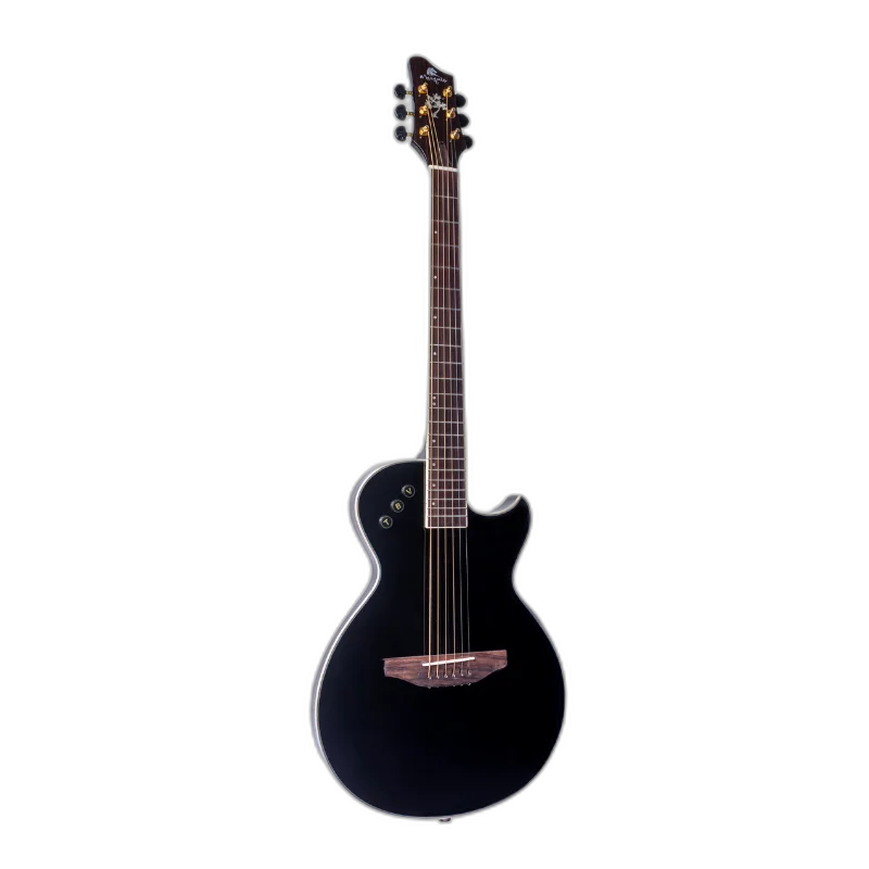 Violão Aço Eletroacústico Marques VA-09BKEQ BK Preto Brilho com EQ Ativo MQ3 e Cutaway Anatômico