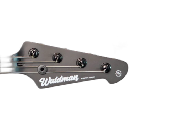 Contrabaixo Waldman GJJF350A BKS Black Satin 4 Cordas Ativo Modern Jazz Bass com Captadores JJ Cerâmicos e Tampo Flat