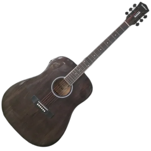 Violão Eletroacústico Waldman DE141 GY Gray Dreadnought com Tampo Basswood e Equalizador EQ-3RT 3 Bandas