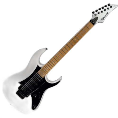 Guitarra Waldman WIG250 WH White com Captadores HSH Cerâmicos e Ponte Floyd Tremolo Black e Bag