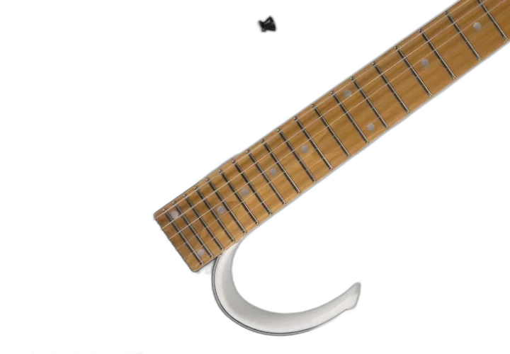 Guitarra Waldman WIG250 WH White com Captadores HSH Cerâmicos e Ponte Floyd Tremolo Black e Bag
