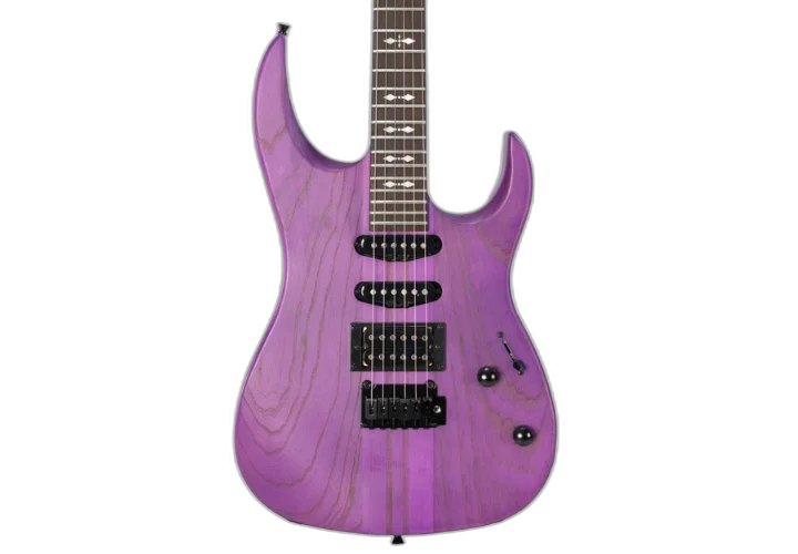 Guitarra Waldman WINT540 SPP Satin Purple com Captadores HSS Cerâmicos e Ponte Semi-Flutuante
