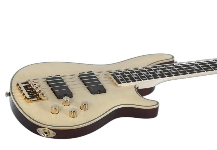 Contrabaixo Schecter Omen Extreme-5 Gloss Natural 5 Cordas com Captadores Schecter Diamond Bass e Pré-Ativo 2-Band EQ 35" Scale 2051