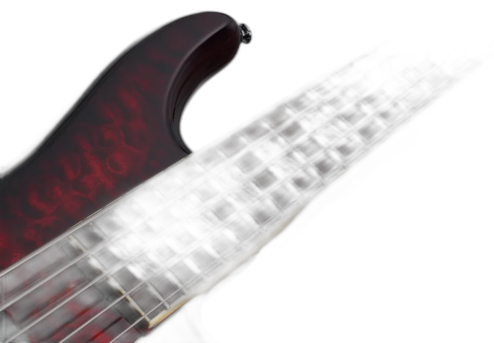 Contrabaixo Schecter Stiletto Extreme-5 Black Cherry Top Maple Figured Captadores Diamond Bass Humbucker Eletrônica Ativa 2 Bandas 2502