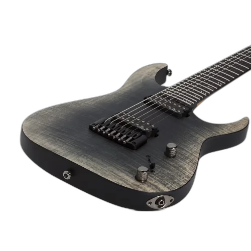 Guitarra Schecter Banshee Mach-7 Fallout Burst com Captadores Schecter USA Mach VII Humbucker e Ponte Hipshot Hardtail 1412