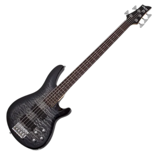 Contrabaixo Schecter C-5 Plus Charcoal Burst com Captadores Schecter Diamond Bass e Ponte Schecter Diamond Bass String Thru 593