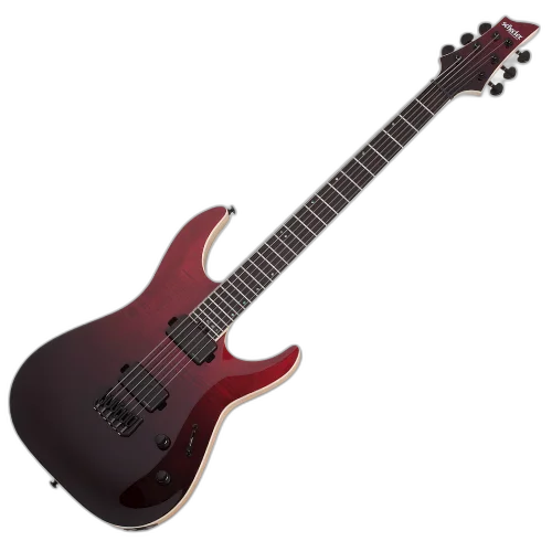 Guitarra Schecter C-1 SLS Elite Blood Burst com Captadores Fishman Fluence Modern HH e Ponte Hipshot Hardtail 1370