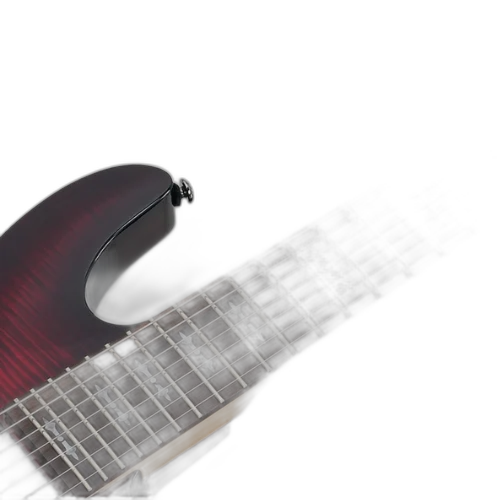 Guitarra Schecter Demon-7 Crimson Red Burst com Captadores Duncan Designed HB-105/7 HH e Ponte Schecter Custom Hardtail String-Thru 3249