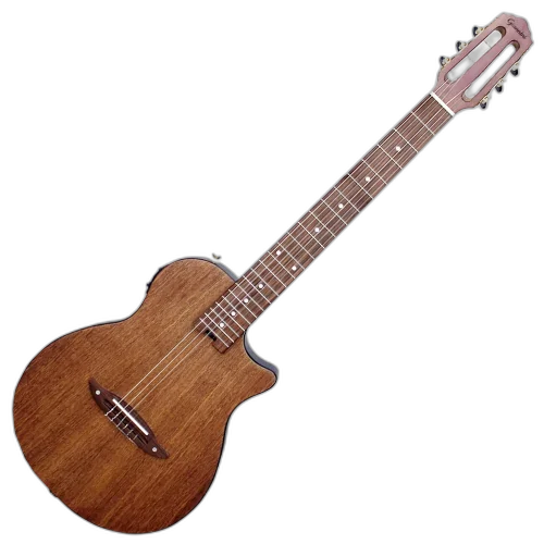 Violão Nylon Elétrico Flat Cutaway Giannini Stage STN SUC CEQ Natural Satin NS com Equalizador UK-T3 e Captação UK-3T