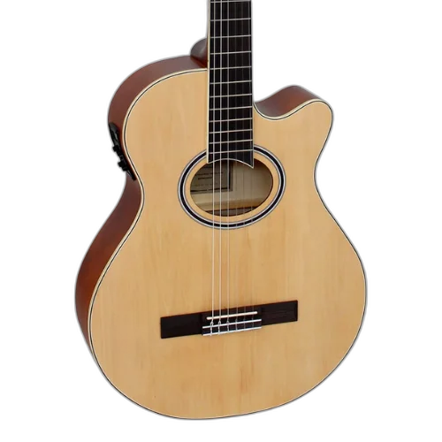 Violão Eletroacústico Giannini Performance GNF-1D CEQ Natural Satin NS com Equalizador GN-3T Ativo 3 Bandas e Afinador