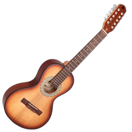 Viola Caipira Acústica Marquês VIL-46NBAC Natural Sombra Fosco Ponteio com Tampo Fundo Laterais Plywood Braço Cedro e Som Penetrante Doce