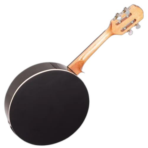 Banjo Eletroacústico Marquês BAJ-143BKEQ Preto Brilho com Aro Cromado Pele Caprina 8" Equalizador Ativo A-20 3 Bandas Afinador e Som Percussivo Penetrante