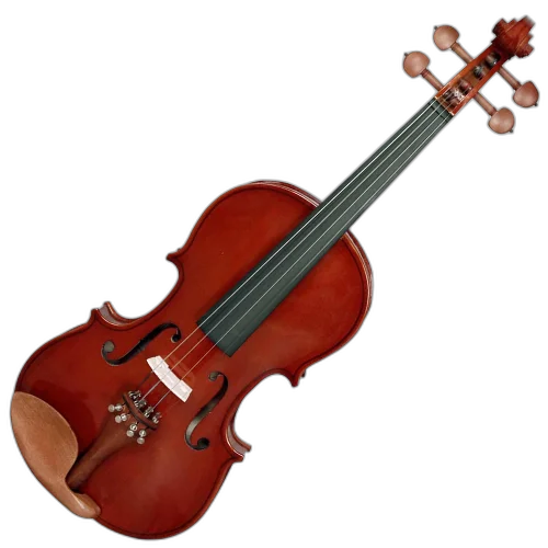 Violino Giannini GVL 4/4 Natural com Tampo Pinho Abeto Laminado Escala Ébano Case Térmico e Breu