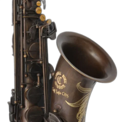 Saxofone Tenor Cannonball TVR-BR Vintage Reborn The Brute com Campana One-Piece Hand-Hammered, Chaves Power Forged com Semi-Precious Stones e Case Rígido Inclusos