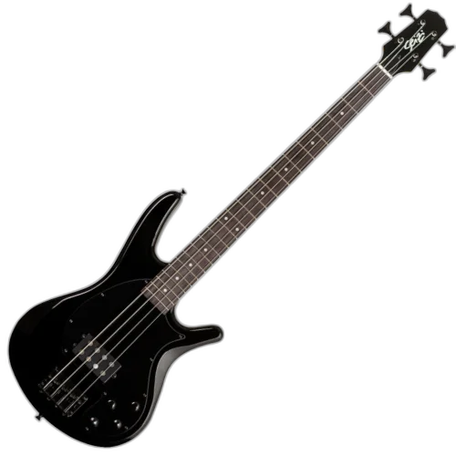 Contrabaixo Seizi Titan 4 Gloss Black com Captador Seizi Jutsu Humbucker Ativo Escala Purple Heart e Bag 10360643