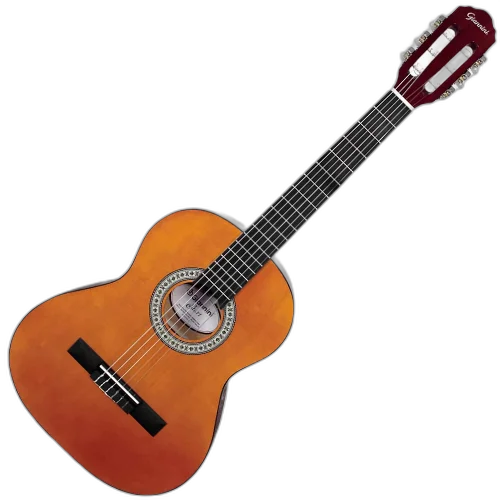 Kit Violão Eletroacústico Giannini Start N6 3/4 Natural Nylon com Captador Piezo Tampo Linden Natural Gloss
