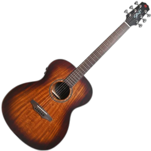 Violão Eletroacústico Seizi Supreme Fuji Mirai Koa Burst com Tampo Koa Sólido Pré Seizi Mirai Efeitos Reverb/Delay/Chorus Desplugado e Bag Armor 10360561
