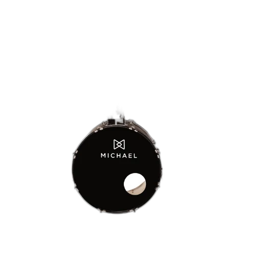 Bateria Michael Trinity DMT320 20" Matte Okey com Pratos Hi-Hat Crash Banco Pedal Baquetas e Ferragens Inclusas
