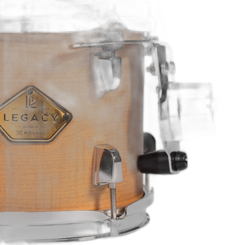 Bateria Acústica Michael Legacy DML420 Sparkle White WSM Completa com Ferragens Resistentes Banco Acolchoado e Baquetas Inclusas