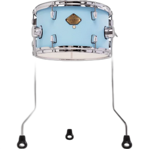 Bateria Michael Legacy Slim DML410 20" Vintage Blue Shell Pack com Air Float System Pés Telescópicos e Automático Trava