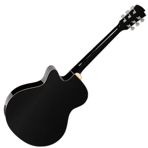 Violão Eletroacústico Michael Mini Jumbo VMA320 SB (Sunburst) com Tampo Linden Pré Michael 3 Bandas Tarraxas com Borboletas Filete Múltiplo ABS e Encordoamento Aço
