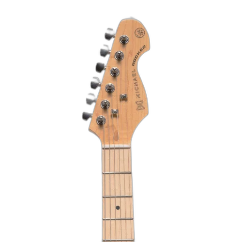 Guitarra Michael Rocker GMS250 RM Red Metallic com Corpo Basswood Braço Maple Canadense e Captadores SSH com Efeitos Integrados