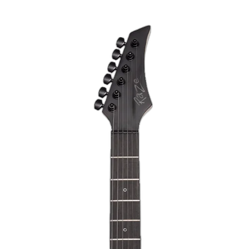 Guitarra Raze GMR400 Dark Side Superstrato Humbucker Cerâmico Purple Heart Ponte Hardtail String Through