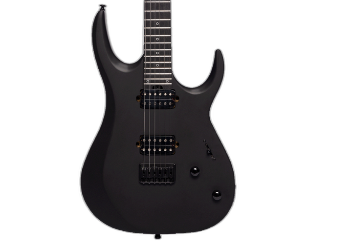 Captadores Humbucker Cerâmicos e Ponte Hardtail