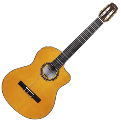 Violão Eletroacústico Michael Renascence VMR250CE Cutaway Nylon com Tampo Spruce Fundo e Laterais Mahogany Braço Nato Escala Rosewood e Equalizador Michael DUO