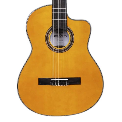 Violão Eletroacústico Michael Renascence VMR250CE Cutaway Nylon com Tampo Spruce Fundo e Laterais Mahogany Braço Nato Escala Rosewood e Equalizador Michael DUO