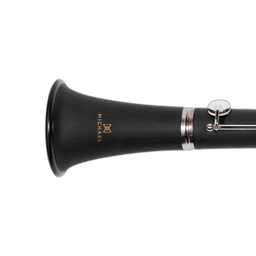 Clarinete Corpo Bakelite Chaves Niqueladas Maciças Visual Elegante