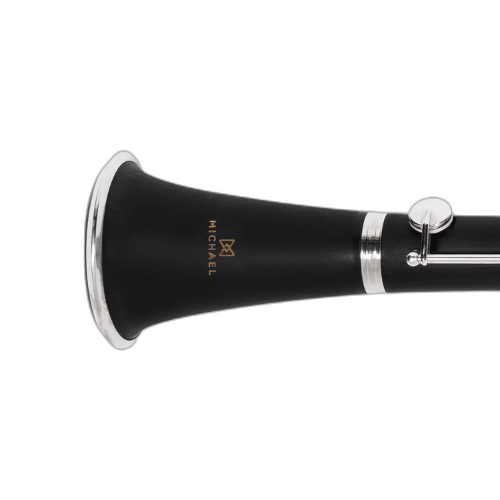 Clarinete Corpo Bakelite Chaves Prateadas Visual Refinado Sofisticado