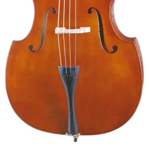 Baixo Acústico Michael VBM40 4/4 Avermelhado com Tampo Spruce Fundo Maple e Arco Crina Animal