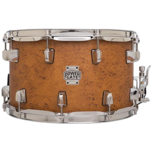 Caixa de Bateria Michael Powergate Birch PGB1408 FRD 14x8 Flame Birdseye com Fuste Hybrid Birch/Poplar Aros Power Hoop e Esteira 20 Fios
