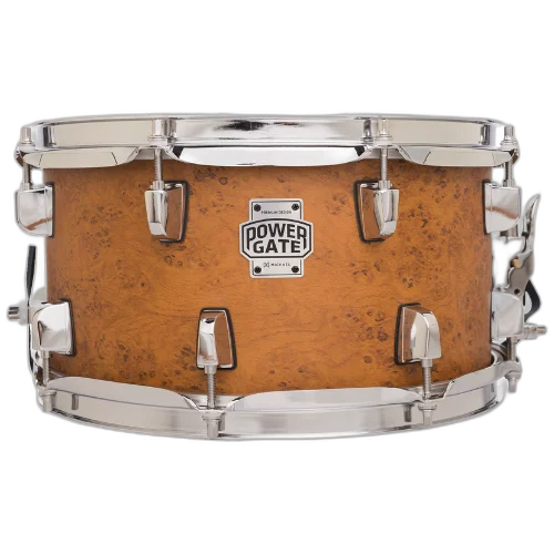 Caixa de Bateria Michael Powergate Birch PGB1265 FRD 12x6.5 Flame Red com Fuste Hybrid Birch/Poplar Aros Power Hoop e Esteira 20 Fios
