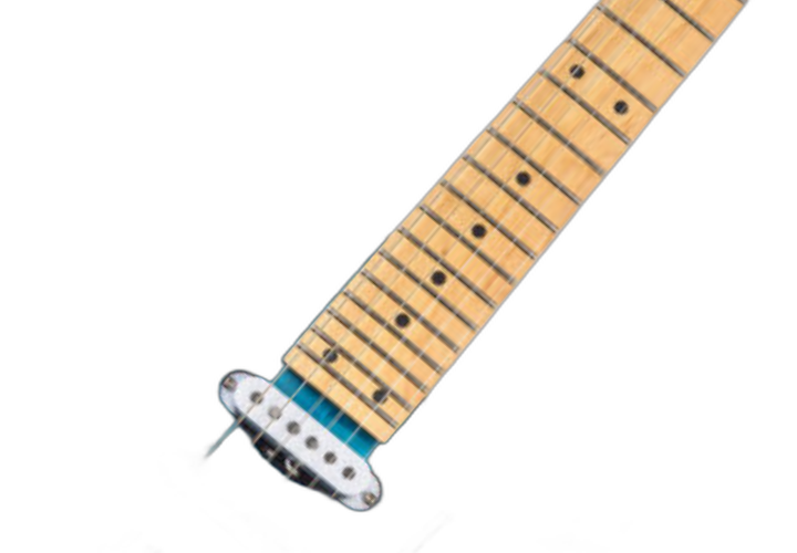 Top Quilted Maple Ocean Blue Gloss Exótico