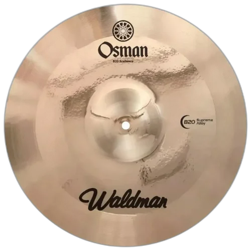 Prato Waldman Osman Crash 19" Ataque com Som Equilibrado e Projeção Rica