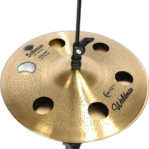 Par de Chimbal Hi-Hat Waldman Soliman Krazy 13" Solhk13 com Som Trashy Agressivo e Ataque Rápido