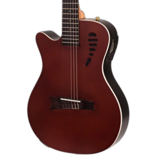 Violão Eletroacústico Marquês Canhoto VN11 CTS EQ Castanho Fosco Sombra com EQ Ativo 4 Bandas e Microfone Interno