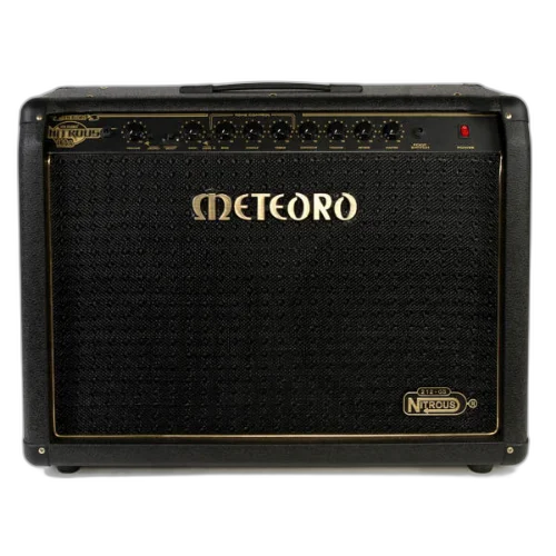 Amplificador Meteoro Nitrous Drive GS160 160W 12 Polegadas Híbrido Pré-Valvulado com 2 Canais 4 Timbres Chaves Reverb e 2 Falantes 12