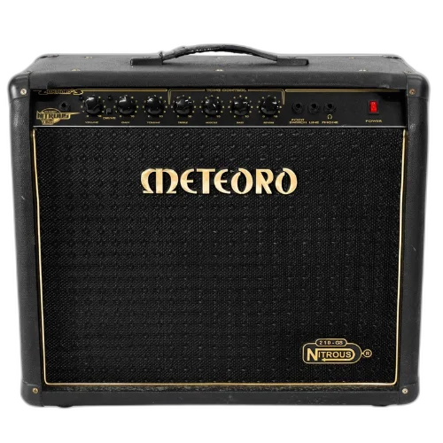 Amplificador Meteoro Nitrous Drive GS100 100W 12 Polegadas Híbrido Pré-Valvulado com 2 Canais 4 Timbres Chaves Reverb e Falante 12