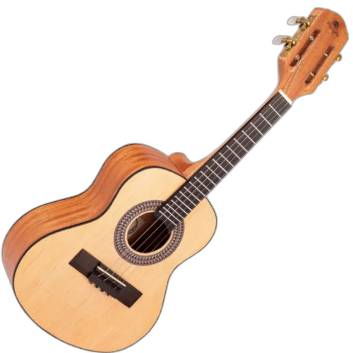 Cavaco Acústico Marquês CA-64 NS AC Natural Fosco com Tampo Pinho Branco e Laterais Fundo Mahogany