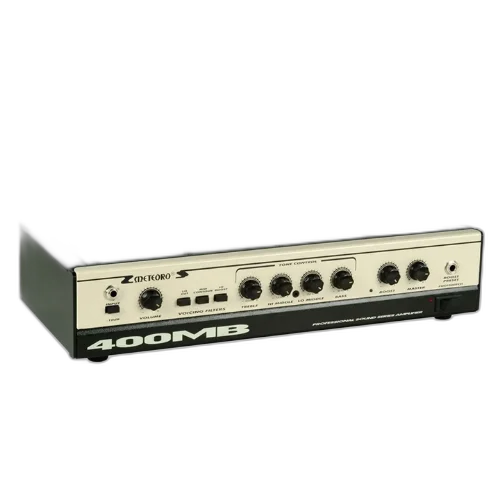 Cabeçote Meteoro 400 MB RMS para Contrabaixo com Filtros Voicing (Lo Cut Mid Contour Hi Boost) Pad -10dB para Ativo Saída para Caixa Externa