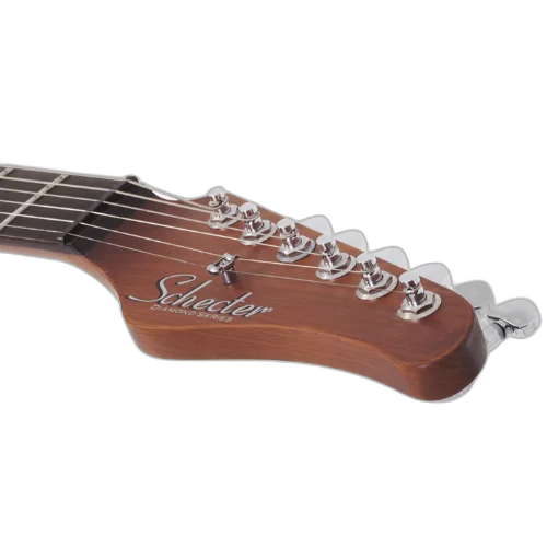 Guitarra Schecter Nick Johnston Signature PT Atomic Green AGR com Corpo em Alder Braço Roasted Hard Rock Maple Bolt-on Escala em Ebony com Captadores Schecter Diamond Single-Coil 1730
