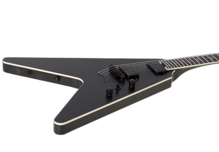 Corpo Swamp Ash com Acabamento Satin Black e Binding Ivory