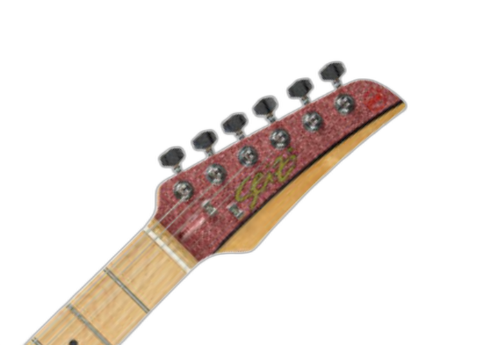 Ponte Tremolo e Headstock Katana