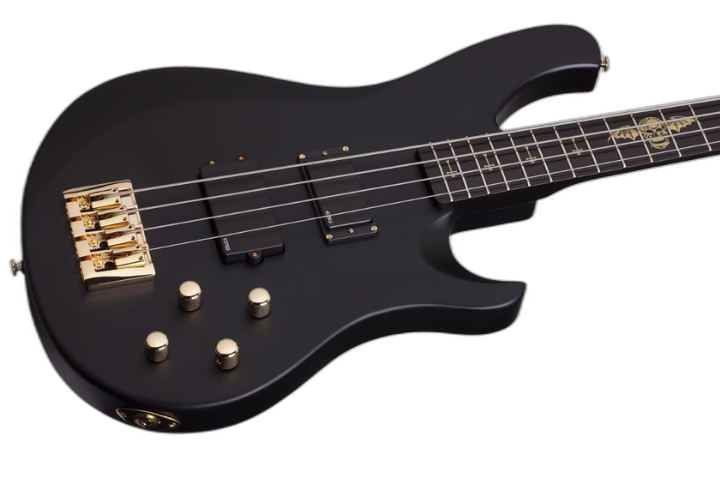 Corpo Ash com Acabamento Satin Black e Hardware Dourado