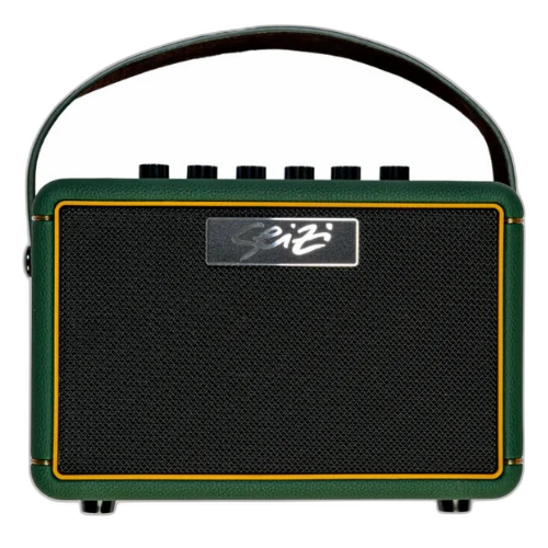 Amplificador para Guitarra Seizi Smart Amp 10W Green com Bluetooth Efeitos Bateria Eletrônica Entrada para Microfone e Pilhas Recarregáveis 10361149