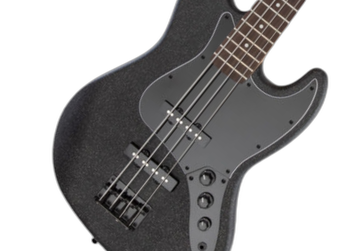 Corpo Jazz Bass All Black Sparkle Satin Limited Edition