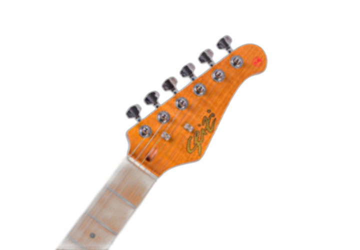 Ponte Tremolo e Headstock Vintage Budokan